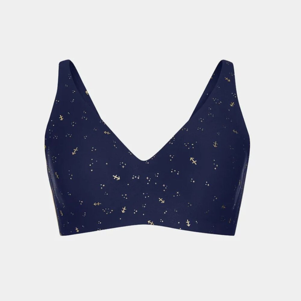 Knix Revolution Bra Astrology Collection Sagittarius XXXL++ Blue & Gold